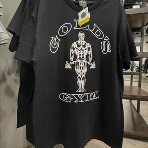 Gold's Gym Black Logo Tee T-Shirt